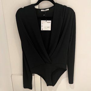 Zara black bodysuit